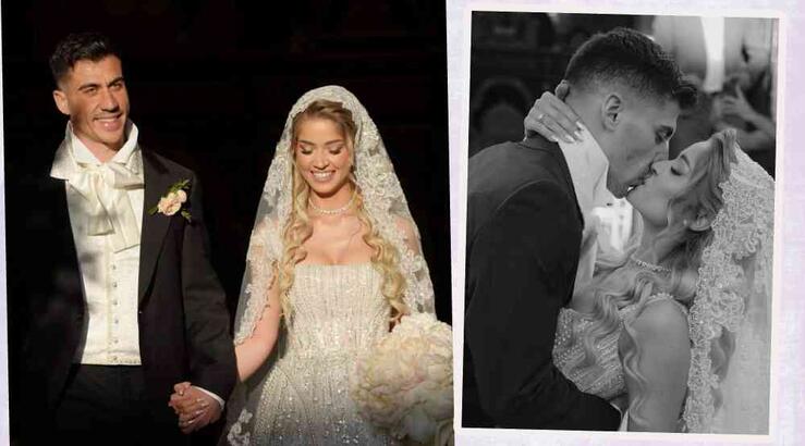 Just married: Ο Φειδίας και η Στυλιάνα ανέβηκαν τα σκαλιά της εκκλησίας [εικόνες]