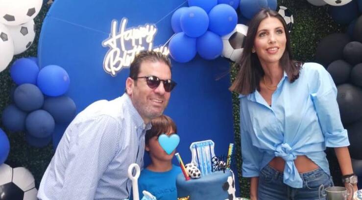 Δίπλαρος – Ροτσίδου: Το πάρτι για τα 8α γενέθλια του γιου τους, Μαρίνου [εικόνες]