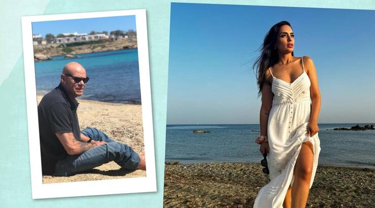 Ελπίδα Ιακωβίδου: Σε παραλία της Ελλάδας μετά την αποκάλυψη της σχέσης της με τον Τζώνη Καλημέρη