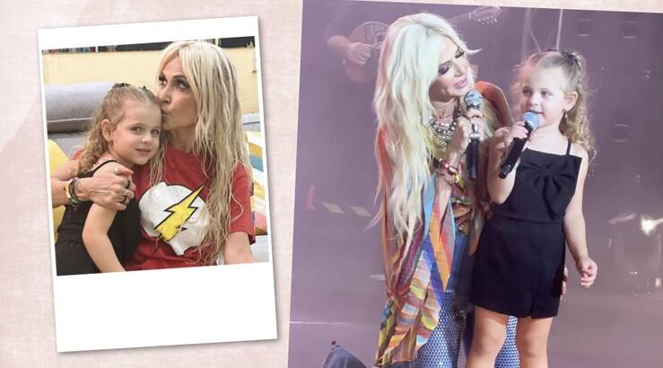 Η Βίσση τραγούδησε στη Λάρνακα με τη viral μικρούλα του tik tok [βίντεο] 