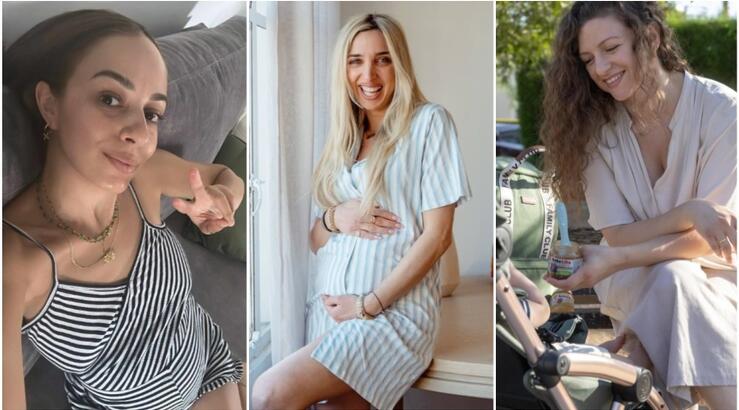 Διάσημες εγκυμονούσες του νησιού απολαμβάνουν τα μπάνια τους στην παραλία [εικόνες]