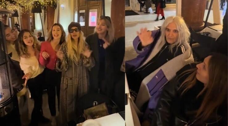 Άννα Βίσση: Το επικό βίντεο σε εστιατόριο να τραγουδάει με 5 θαυμάστριες της