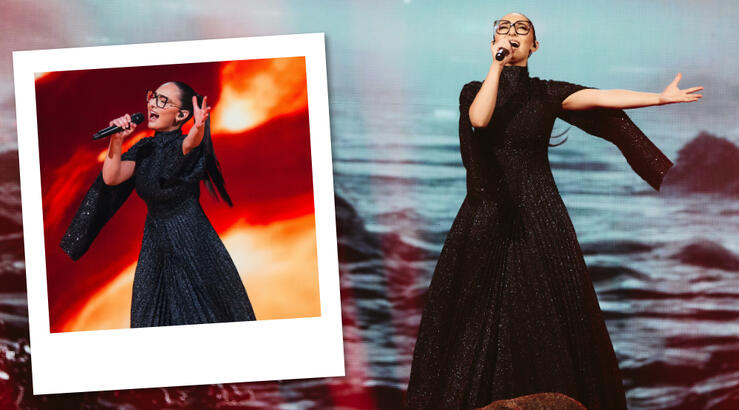 Eurovision 2025: Η εντυπωσιακή εμφάνιση της Klavdia στη σκηνή στον Β’ Ημιτελικό  