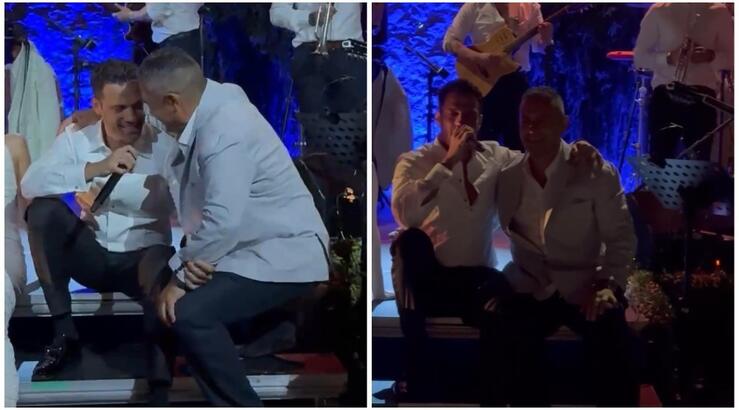 Τζον Χριστοδούλου: Τραγούδησε και χόρεψε ζεϊμπέκικο αγκαλιά με τον Κωνσταντίνο Αργυρό στον γάμο του [εικόνες]