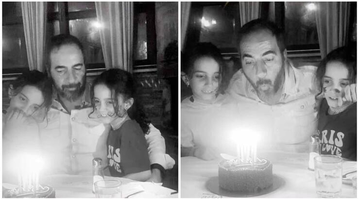 Λώρης Λοϊζίδης: Έσβησε την τούρτα γενεθλίων του αγκαλιά με τις δίδυμες κόρες του [βίντεο]