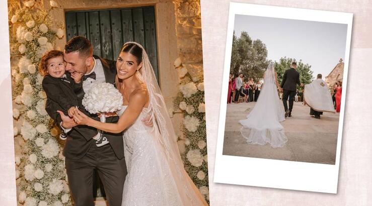 Βάσω Πέτρου – Παντελής Μαραγκάκης: Το φωτογραφικό άλμπουμ του γάμου τους στην Κρήτη 