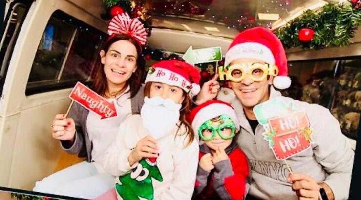 Ανδρέας Τσέλεπος: Τα οικογενειακά χριστουγεννιάτικα στιγμιότυπα [εικόνες]