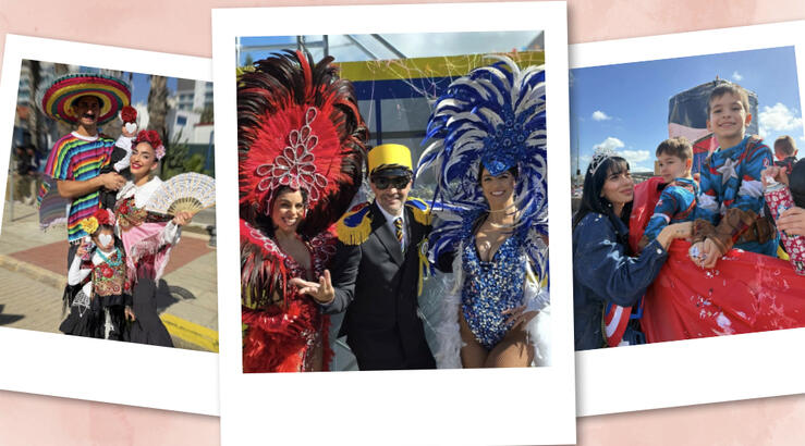 Γνωστοί Κύπριοι που συμμετείχαν στις καρναβαλίστικες παρελάσεις Λεμεσού και Αγλαντζιάς