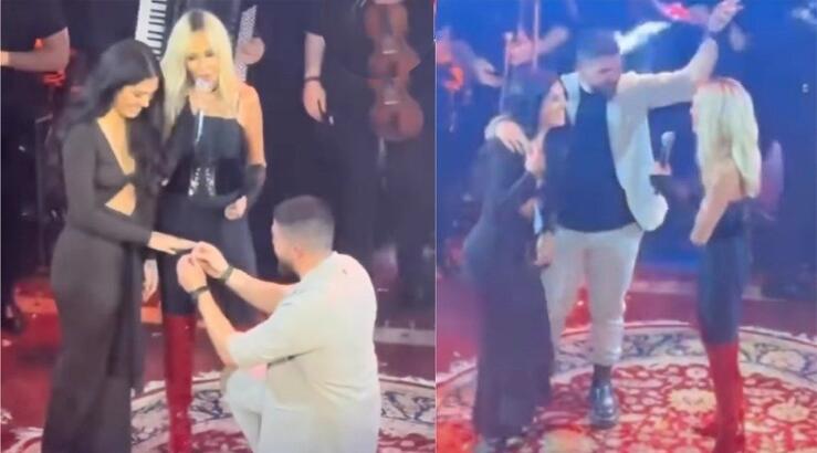 Νεαρός Κύπριος έκανε πρόταση γάμου με «κουμπάρα» την Άννα Βίσση [βίντεο]