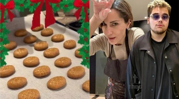 Βανδή: Μπήκε στην κουζίνα με τον γιο της και έφτιαξαν λαχταριστά μελομακάρουνα