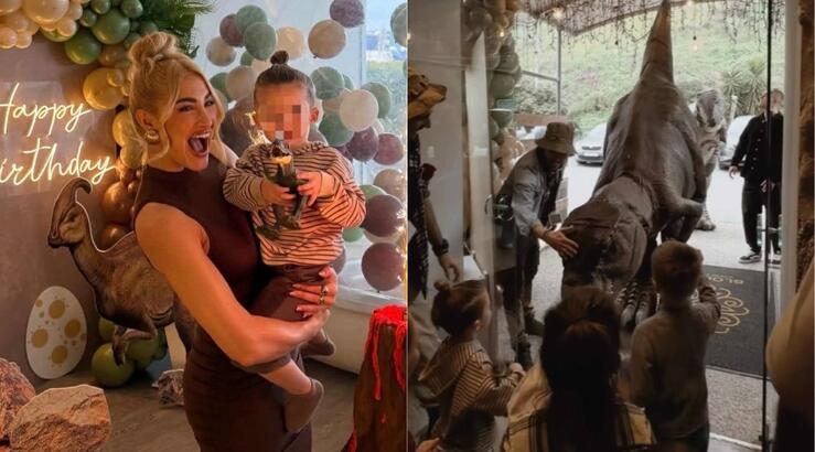 Ιωάννα Τούνη: Το φαντασμαγορικό dinosaur party για τον Πάρη της [εικόνες]