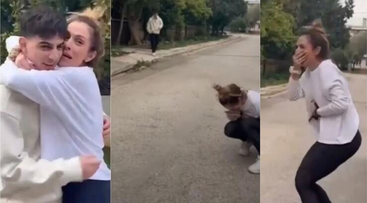 Ντορέττα: Ξέσπασε σε κλάματα με την έκπληξη του γιου της που σπουδάζει στην Κύπρο