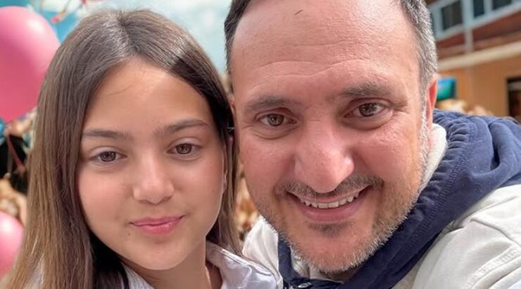 Kωνσταντίνος Κωνσταντίνου: Η selfie με την κόρη του για την ονομαστική της εορτή