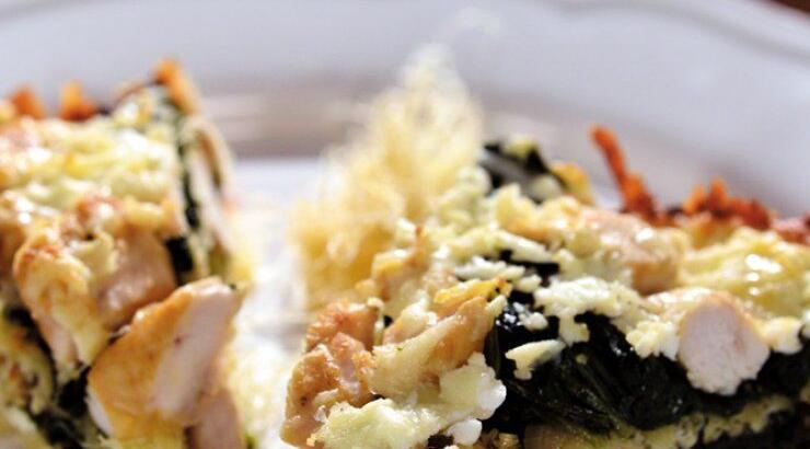 Κοτόπιτα με τυριά και κανταΐφι