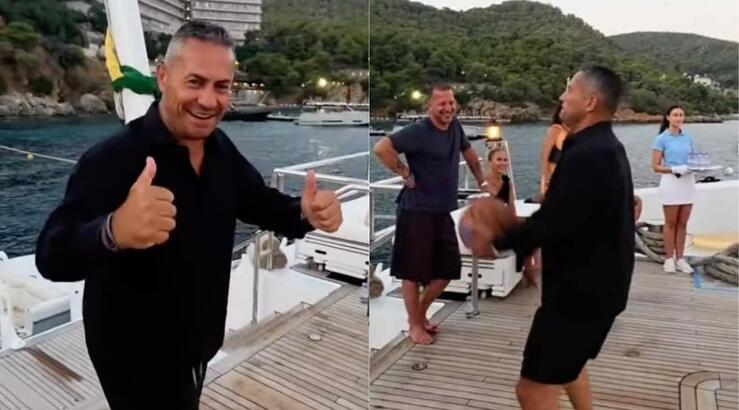 Tζον Χριστοδούλου: Το ανάποδο τρίποντο στο υπερπολυτελές yacht του