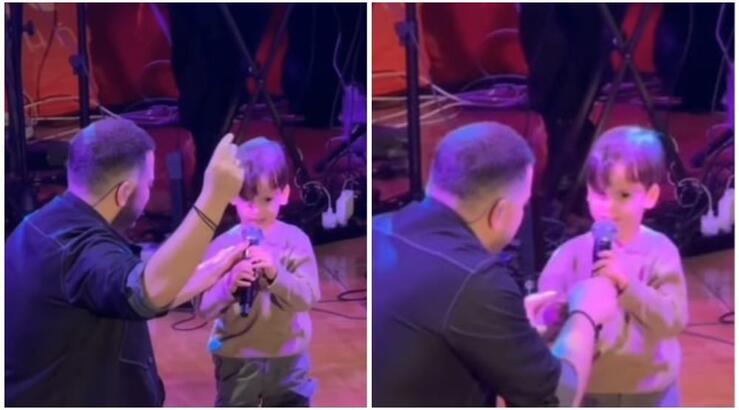 Νίκος Απέργης: Η στιγμή που ο γιος του, Ηλίας ανέβηκε στη σκηνή και πήρε το μικρόφωνο από τον πατέρα του [βίντεο]