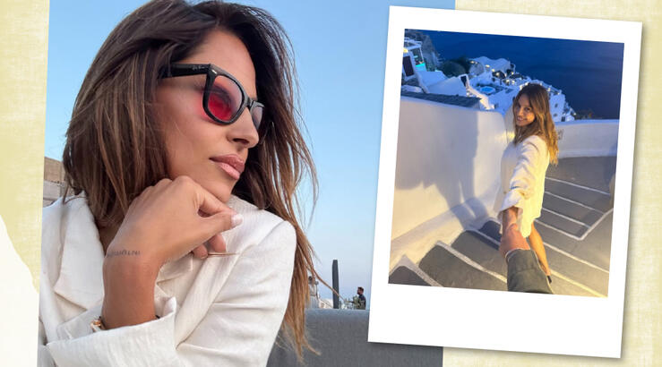 Ευριπίδου – Μιχόπουλος: Το σαγηνευτικό φωτογραφικό τους άλμπουμ στη Σαντορίνη 