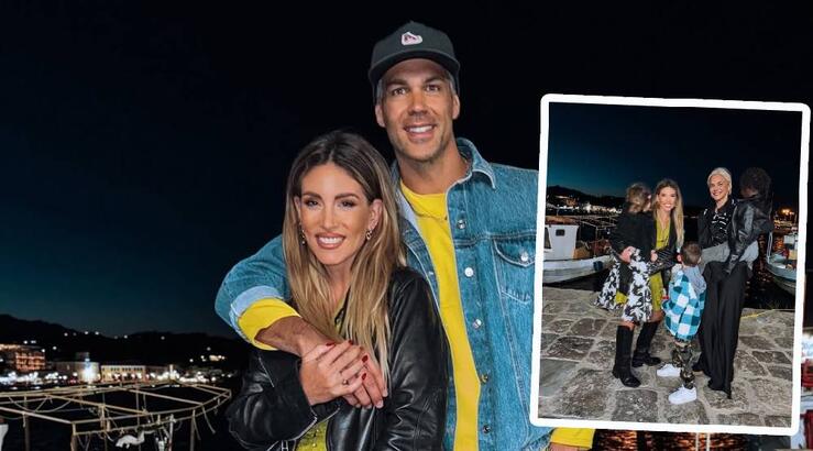 Αθηνά Οικονομάκου: Πάσχα στη γενέτειρά της με τον Bruno και τα παιδιά της [εικόνες]