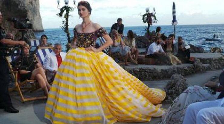 Το fashion show των Docle&Gabbana στο instangram 