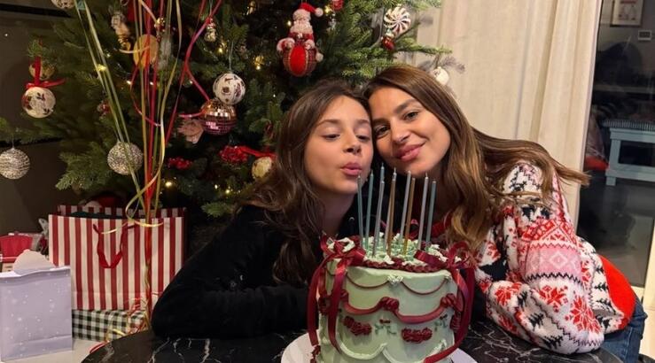 Κωνσταντίνα Ευριπίδου: Το πάρτι στο σπίτι για τα 10α γενέθλια της κόρης της, Αριάδνης [εικόνες]