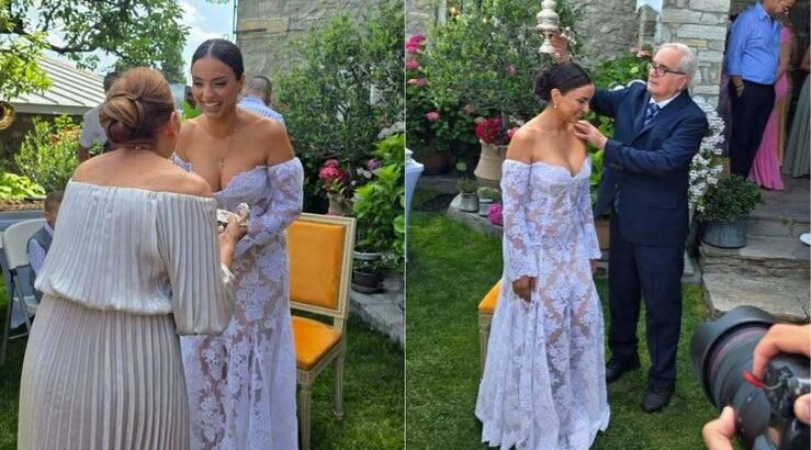 Ελπίδα Ιακωβίδου: Συγκινημένη τη στιγμή που την έζωσαν οι γονείς της στα αλλάματα της [εικόνες]