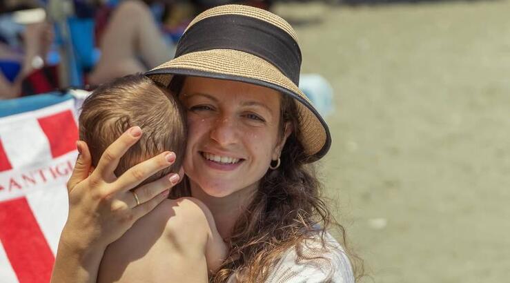 Νίκη Δραγούμη: Πρωινή μελέτη με τον ενός έτους γιο της [βίντεο]