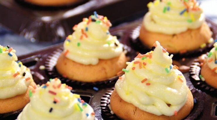 Cupcakes με γλάσο