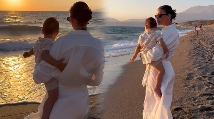 Ελένη Φουρέιρα: Φωτογραφίζει τον γιο της μπροστά από το χριστουγεννιάτικο τους δέντρο [εικόνα]