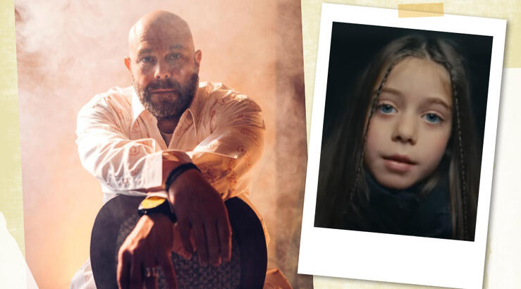 Μιχάλης Κουινέλης: Το backstage βίντεο με την κόρη του στα γυρίσματα του videoclip που συμμετέχει