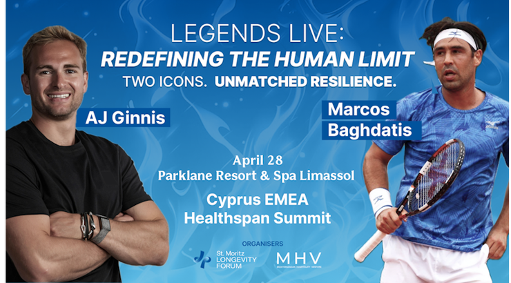 Ο θρύλος του τένις Μάρκος Παγδάτης και ο αστέρας του σκι AJ Ginnis θα πρωταγωνιστήσουν στο «Zero Burnout Masterclass» σε μια αποκλειστική εμφάνιση.