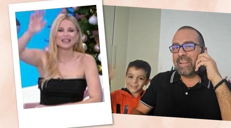 Αριστοτέλους: Η χαρά της όταν είδε τον γιο συνεργάτη της να εισβάλλει στο πλάνο [βίντεο]