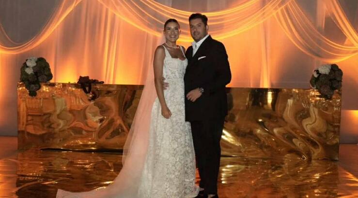 Θησέας Ιωάννου – Αναστασία Θεοδοσίου: Ο πρώτος χορός του νιόπαντρου ζευγαριού [εικόνες & βίντεο]