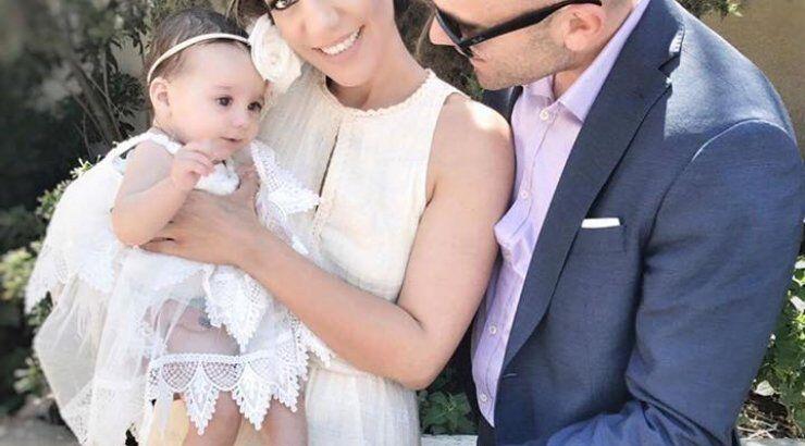 Κατερίνα Αγαπητού - Κρίστιαν Ονουφρίου: Εικόνες από τη βάφτιση της κόρης τους