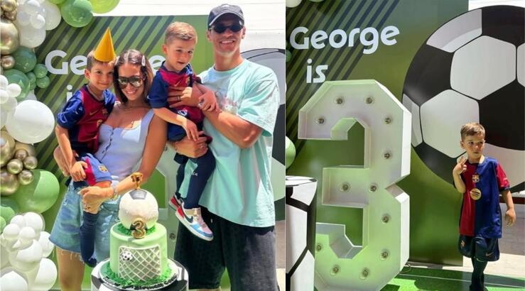 Πιέρος - Κορτζιά: Τα 3α γενέθλια του γιου τους Γιώργου [εικόνες]