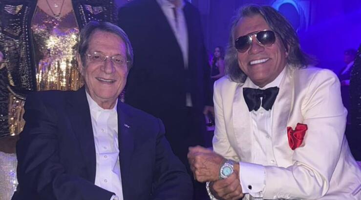 Ηλίας Ψινάκης: Η συνάντηση με τον Νίκο Αναστασιάδη στην Κύπρο [εικόνες]