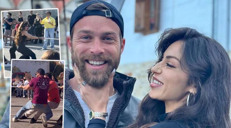 Στέφανος Μιχαήλ – Νάταλι Κάτερ: Τίμησαν τα παραδοσιακά παιχνίδια του Πάσχα [βίντεο]