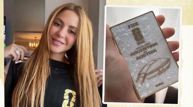 Shakira: Αποθεώθηκε παρακολουθώντας από τις εξέδρες  τον αγώνα Αργεντινή - Αυστρία [βίντεο]