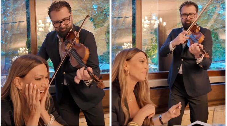 Κοκκίνου: Βιολιστής σε εστιατόριο στη Ρουμανία την πλησίασε και άρχισε να παίζει το «Δε Γίνεται»