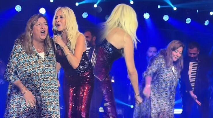 Άννα Βίσση: Με την Ελισάβετ Κωνσταντινίδου on stage σε πάρτι στην Κύπρο - Ο χορός της ηθοποιού [βίντεο]