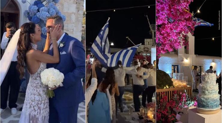 Ηλιάνα Στρούθου – Κωνσταντίνος Παναγή: Όλα όσα έγιναν στο wedding party τους