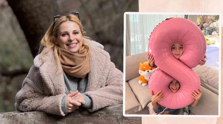 Χριστιάνα Αριστοτέλους: Έτσι την αποτύπωσαν σε ζωγραφιά τα δύο της παιδιά [εικόνα]