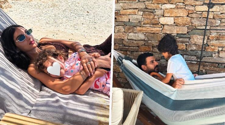 Μερκής – Κυριάκου: Διακοπές με τα παιδιά τους στην Τήνο [εικόνες]