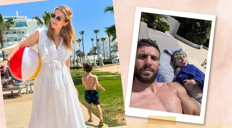 Αριστοτέλους – Εφραίμ: Κυριακάτικες βουτιές με τα παιδιά τους στην πισίνα [εικόνες]