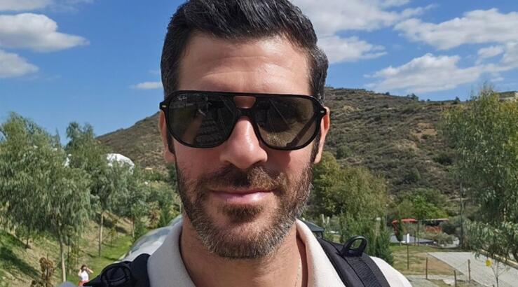 Παύλος Κοντίδης: Για μπάνιο στη θάλασσα με τον γιο του, Λεωνίδα, στα τέλη Οκτωβρίου [εικόνα]