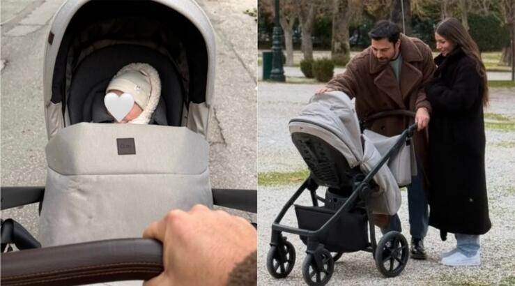 Aνδρέας - Σιμώνη: Γιόρτασαν τους 5 μήνες ζωής της κόρης τους βολτάροντας στην Αθήνα [εικόνες]