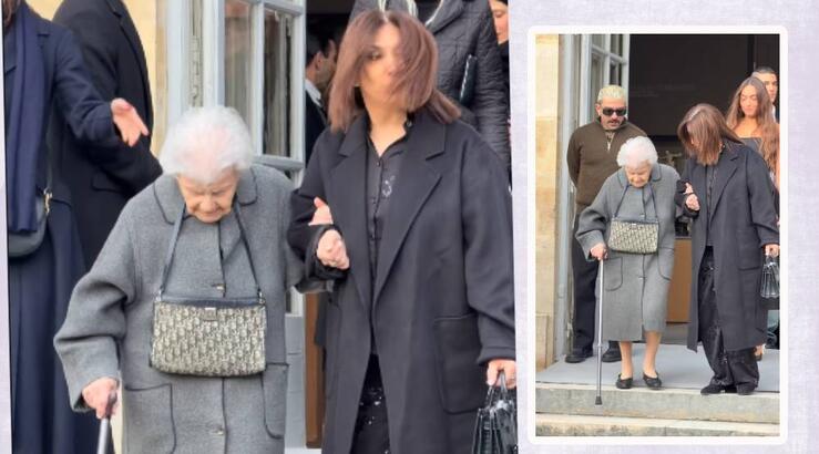 Η Paulette Boncoure που δούλεψε στον οίκο Dior για 42 χρόνια απόλαυσε το χθεσινό show 
