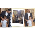 Μαρίνος Κόνσολος: Συγκινημένος έγινε νονός του μικρού Πέτρου [βίντεο]