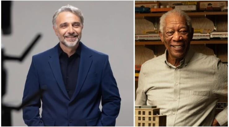 Φάνης Μουρατίδης: H βιντεοκλήση με τον Morgan Freeman και το εσώρουχο του γιου του [βίντεο]