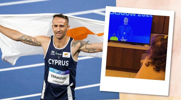 Milan Trajkovic: Κατέκτησε το πρώτο του μετάλλιο με την κόρη του να τον παρακολουθεί από την τηλεόραση [εικόνα]