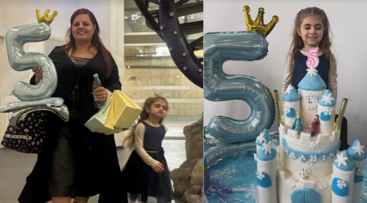 Mαριλένη Σταύρου - Πέτρος Σολωμού: Γιόρτασαν τα 5α γενέθλια της κόρης τους Μαλβίνας